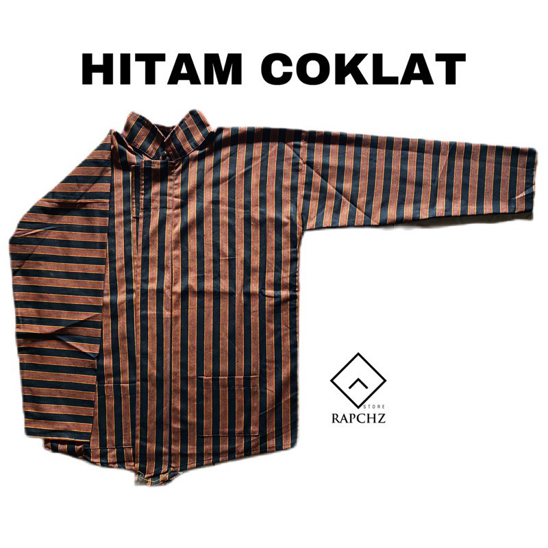 LURIK Baju Surjan Lurik Pria Adat Ja Khas Solo Jogja /Baju Lurik Ja Pria /Baju lurik adat ja laki la