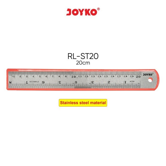 

Stainless Steel Ruler / Penggaris Besi Joyko RL-ST20 20 cm 20cm