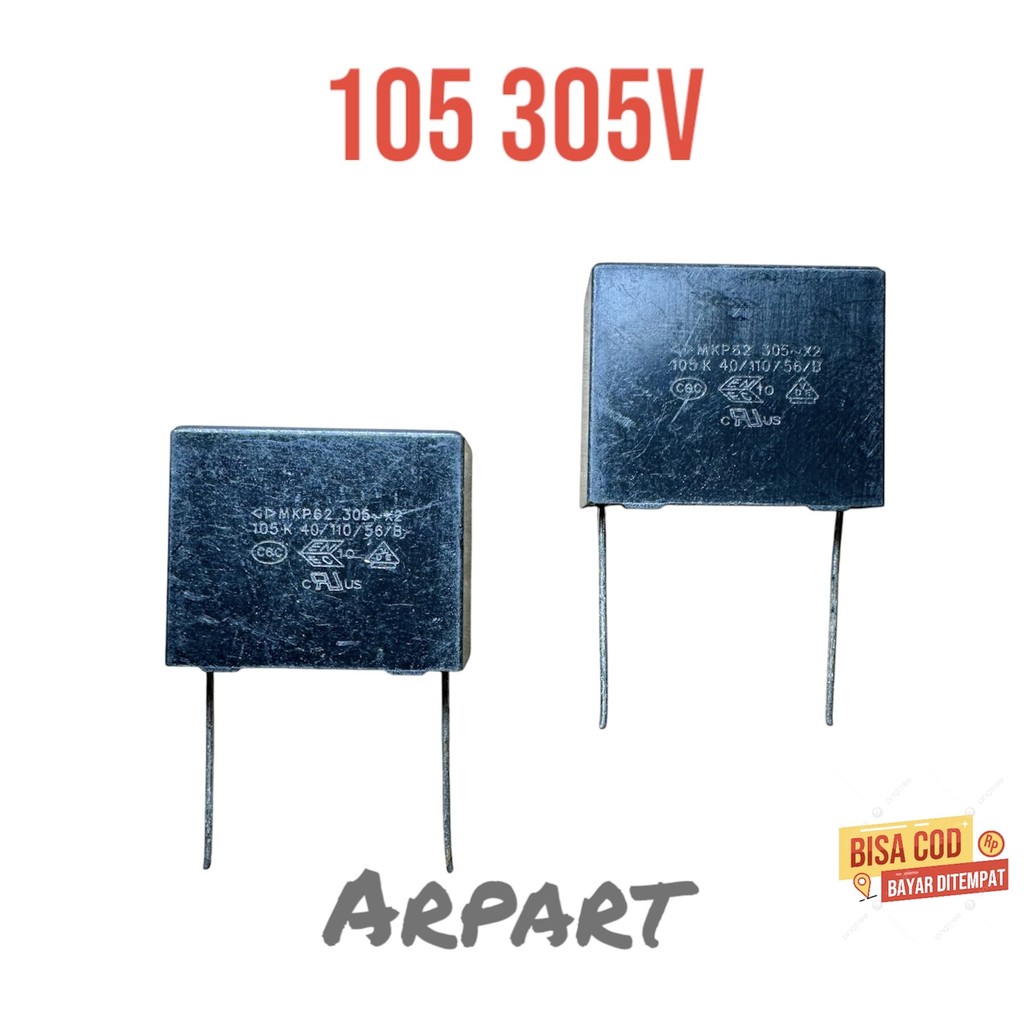 Kapasitor mkp 105 1uf 305v