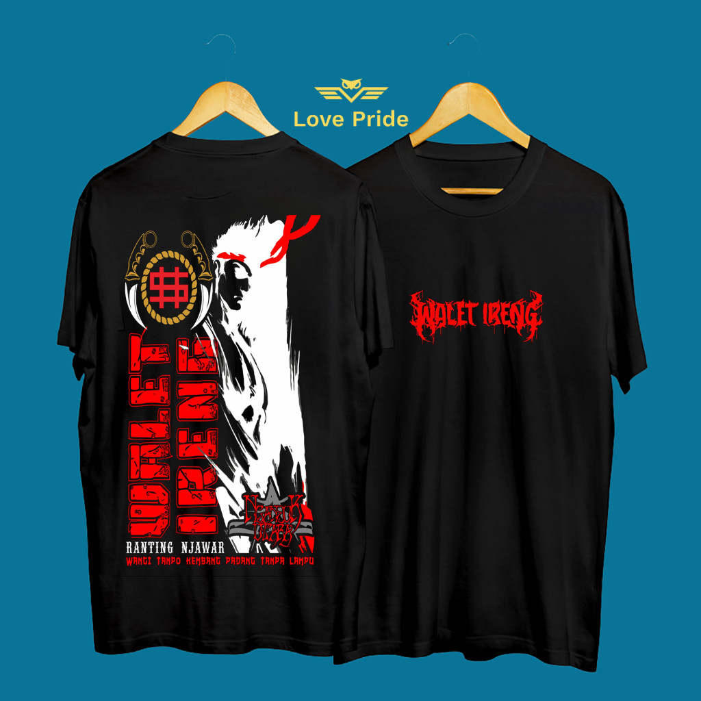 Kaos Tshirt Baju Distro PSHW Walet Ireng 1903 Ranting Njawar Premium Terbaru