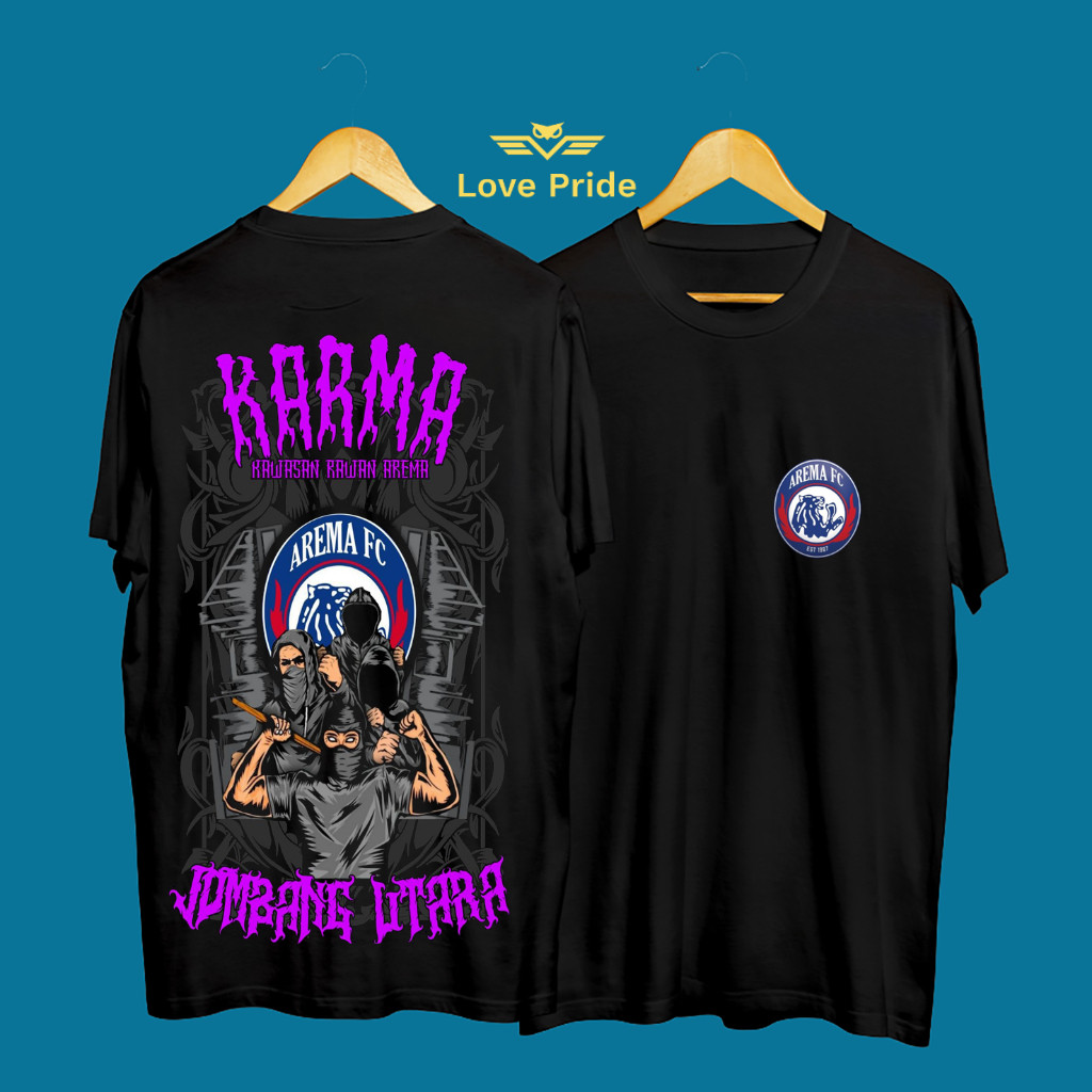 Kaos Tshirt Baju Distro Arema Football Club FC Jombang Utara Karma Premium Terbaru