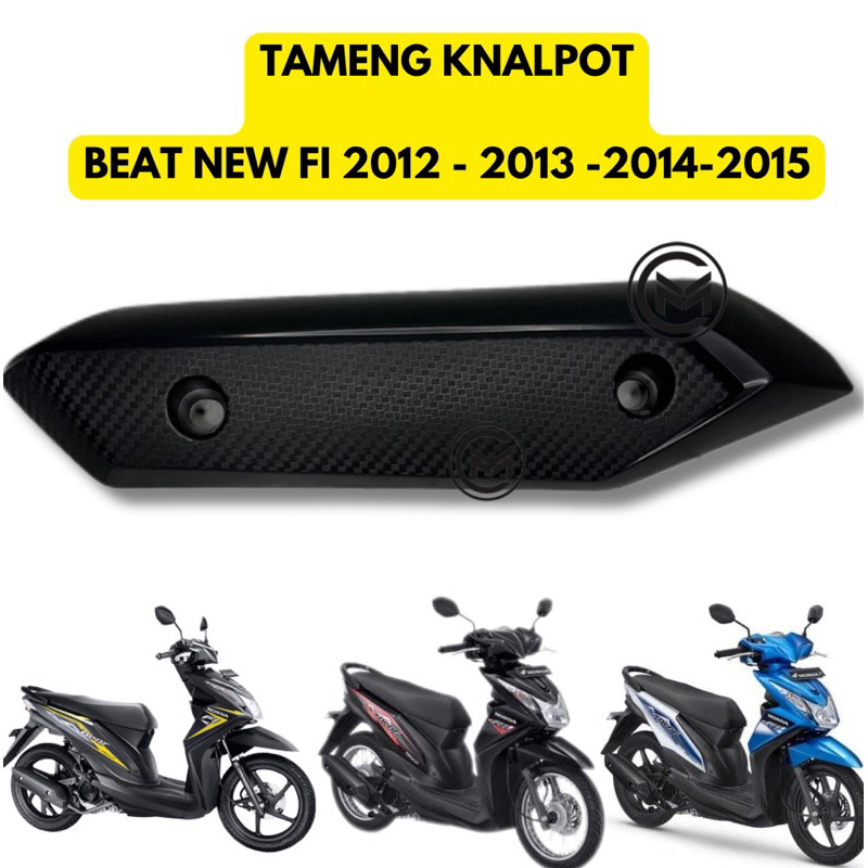 ( Tameng Knalpot BEAT NEW FI 2012 ) 2013 -2014-2015 Cover / tutup tameng knalpot motor beat fi 2015 