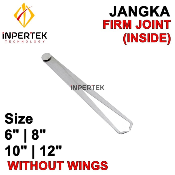 YM27 Jangka Besi 10" Jangka Dalam Jangka Bubut 10 Firm Joint Caliper 10 Inc