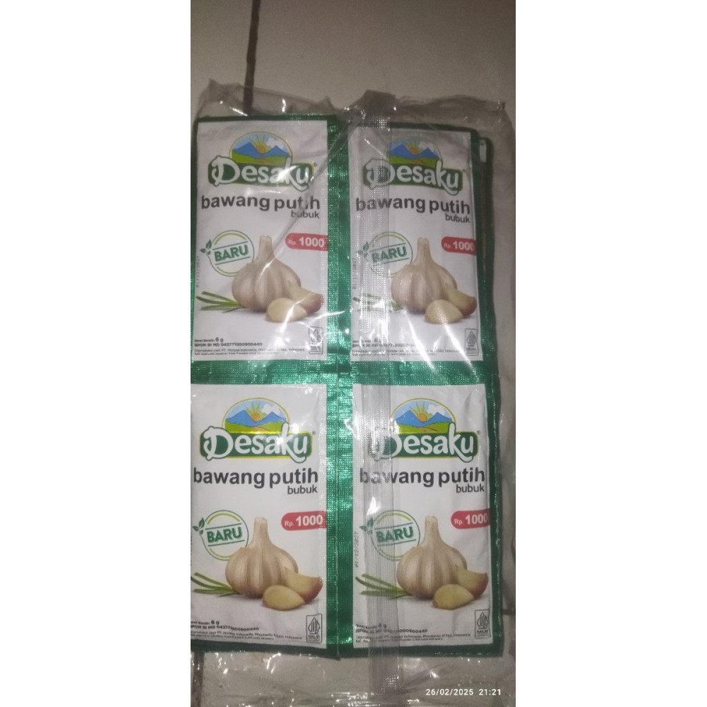 

Desaku bawang putih bubuk 12sachet