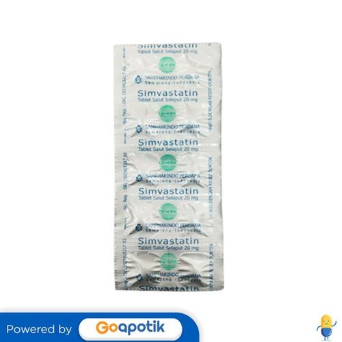 Simvastatin Sampharindo 20 Mg Strip 10 Tablet