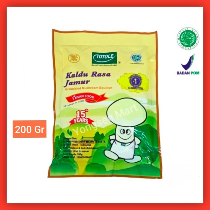 

TOTOLE Kaldu Jamur 200 Gram / Penyedap Rasa