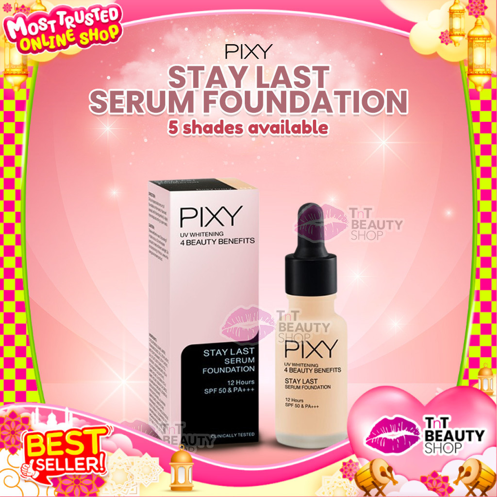 Pixy Uv Whitening Stay Last Serum Foundation | TnT Beauty Shop