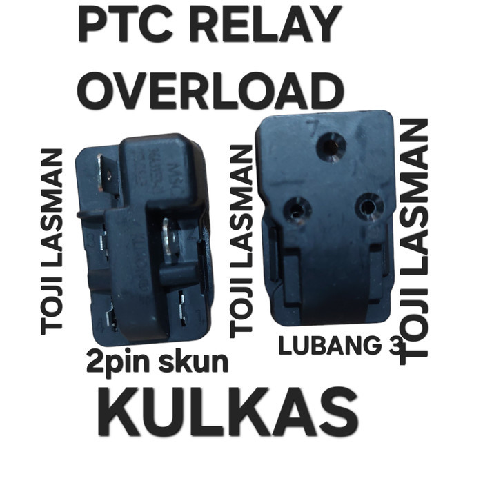 BSM ptc relay relai kompresor kulkas showcase 100% original ori polytron