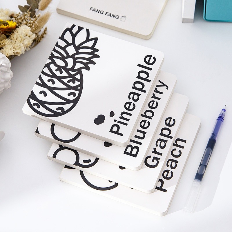 

100 Lembar Buku Notebook / Catatan / Agenda / Diary Motif Buah Simple