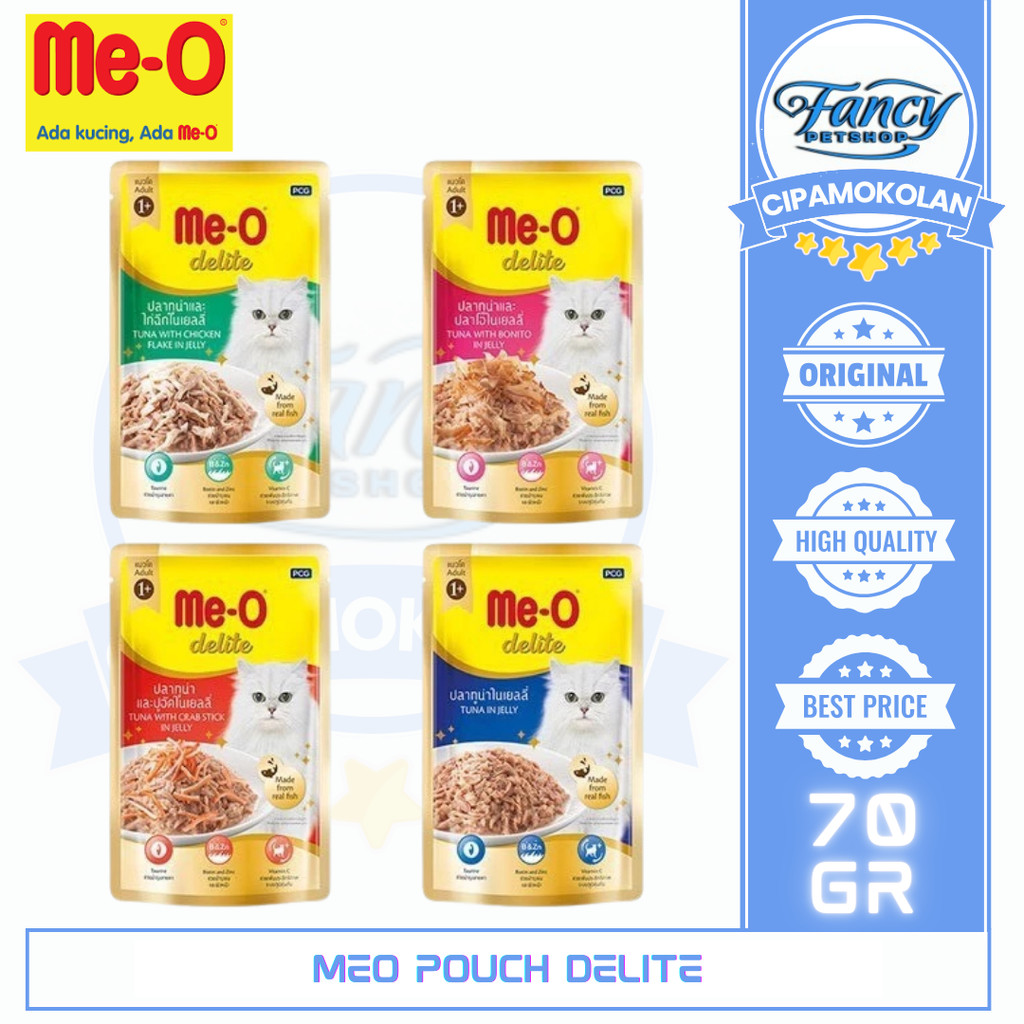 Meo Delite premium cat pouch 70gr
