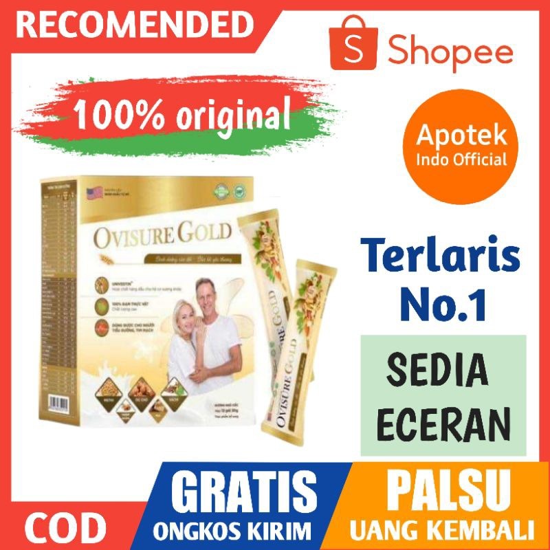 

ovisure gold susu 100% original asli vitamin tulang dan sendi nyeri terbaik BPOM