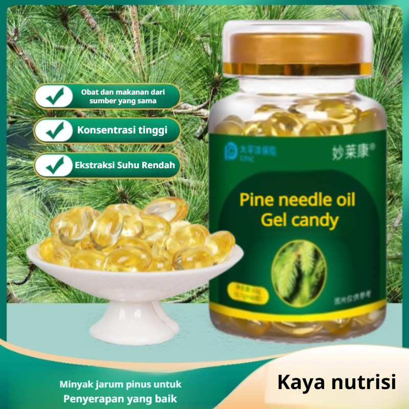 

⭐​Kirim cepat dalam 24 jam/COD⭐ Kapsul Lunak Minyak Pinus Halal Melindungi Hati dan Lambung / Permen Gel Minyak Pinus Halal untuk Mata/ Permen Gel Minyak Pinus Halal Nutrisi Kesehatan/Kapsul Lunak Minyak Pinus Halal Ekstrak Alami