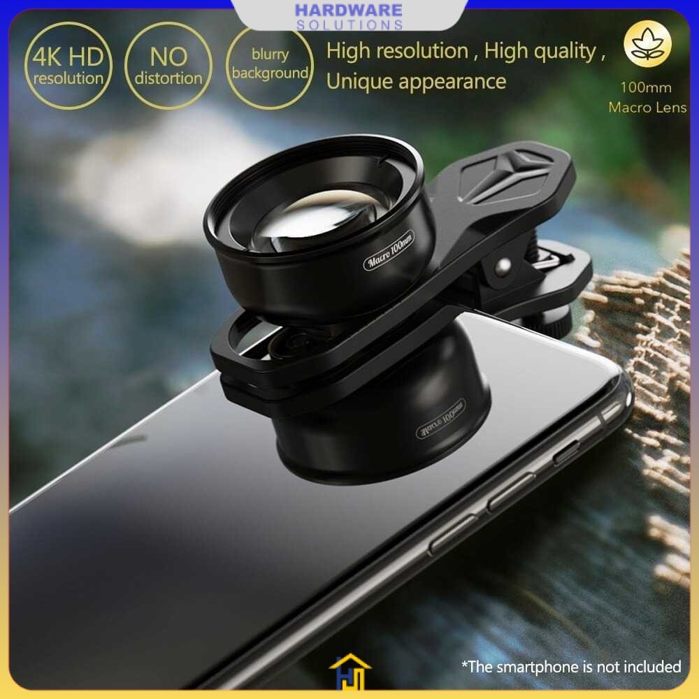 Lensa Kamera Smartphone Macro Lens Universal HD 100mm - APEXEL APL-HB100mm
