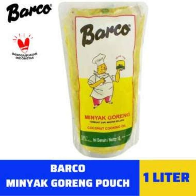 

pekanbaru / Minyak Goreng Kelapa Barco Pouch 1 Liter