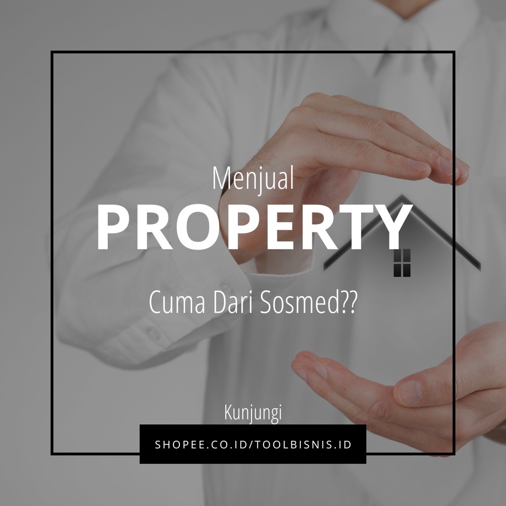 Property Agen - Template Konten Social Media Properti + Ecourse + Kalender + Caption Jualan Perumaha