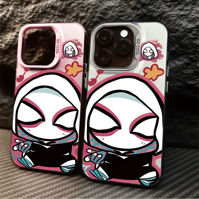 Casing hp Ponsel Anti Jatuh Pasangan Spiderman Lucu iPhone 15 Pro 15 Pro Max 15 Plus 11 13 16 11 Pro