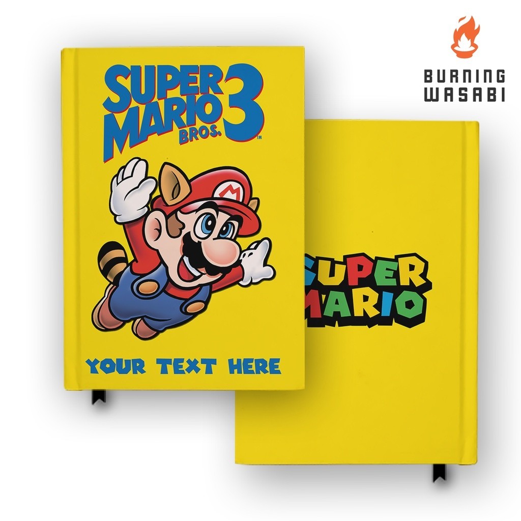 

Notebook Buku Nintendo Game Mario Bros 4 Pirate Hunter Anime Manga Hardcover Custom DIary Jurnal Agenda A5 A6