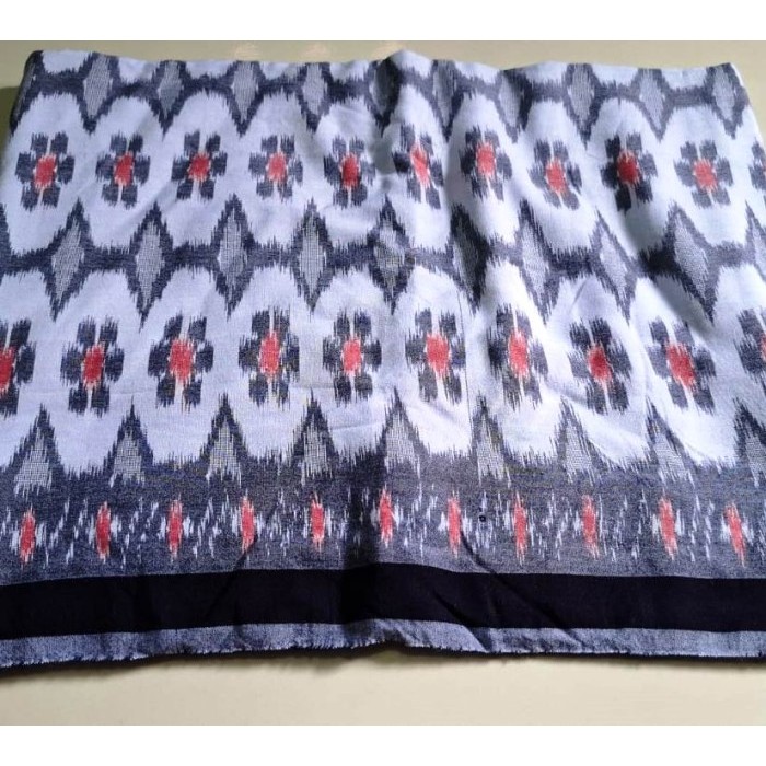 Sarung Goyor Asli Tenun ATBM Warna Putih