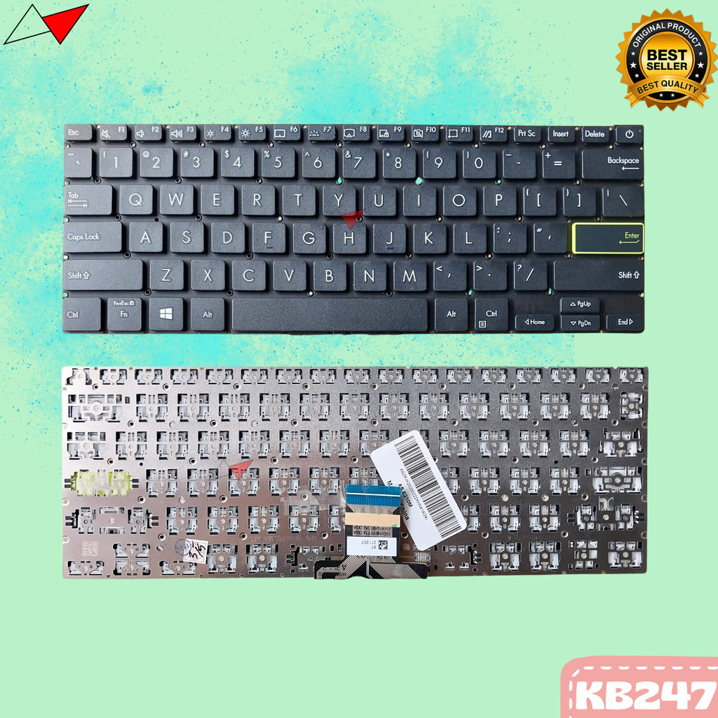 Keyboard Asus VivoBook E210 E210M E210MA - Hitam
