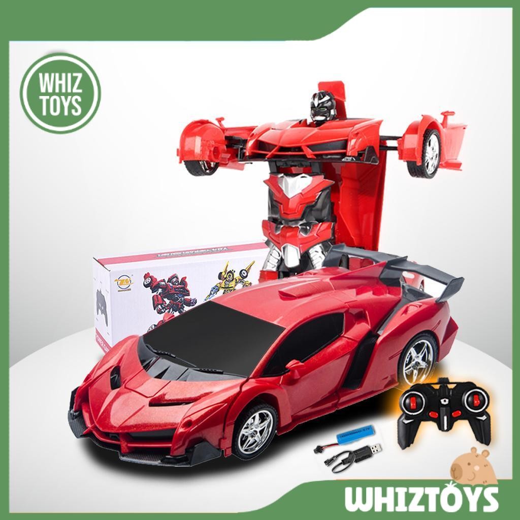 [WHIZ TOYS] Mainan Mobil Remote RC Transforming Robot - Permainan Balap Mobil Remote Control yang Bi