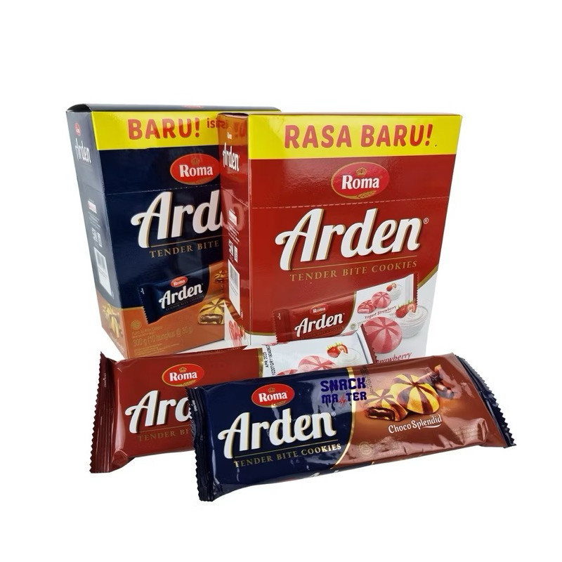 

[BOX] ROMA Arden Choco Splendid , Yogurt Strawberry Biskuit [10 pcs/ Box]