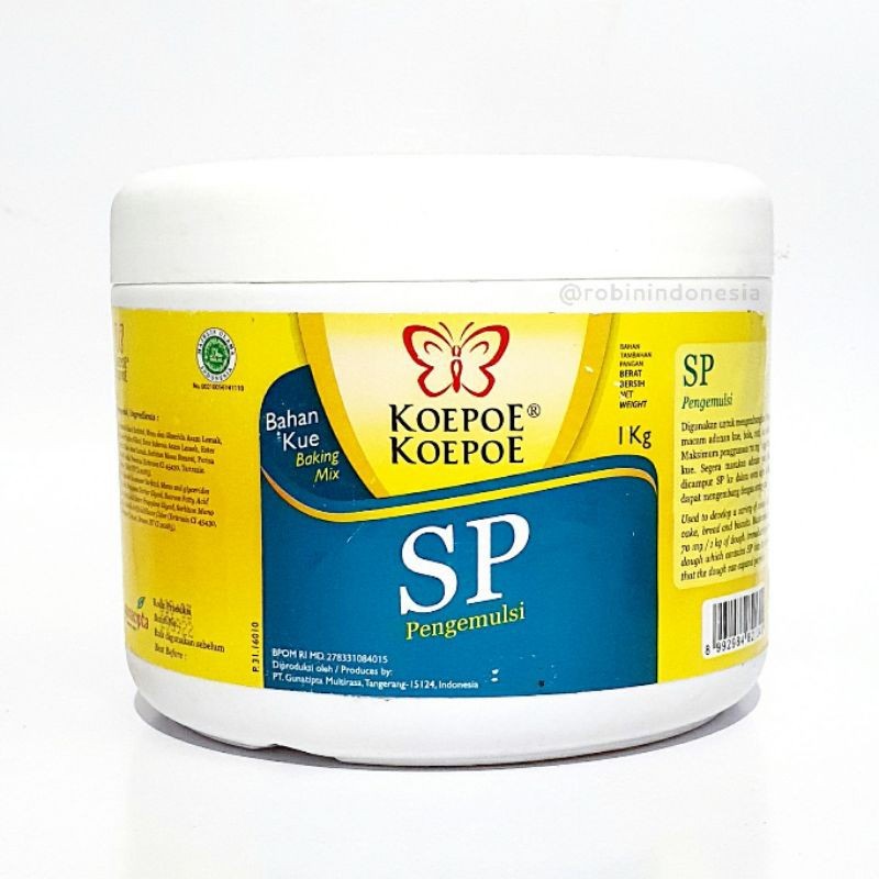 

pekanbaru / SP Koepoe Koepoe 1kg | Pengemulsi Kupu 1 kg | Pengembang Kue SP Kupu2 1kg