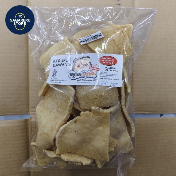 Nyak babe kerupuk bawang 120gr