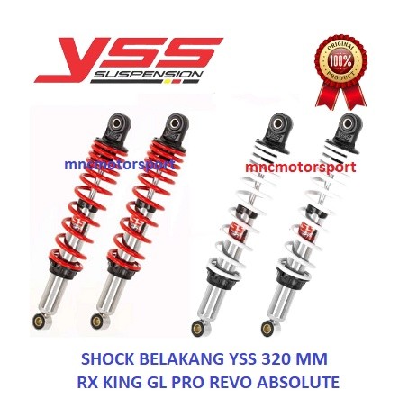SHOCK BREAKER YSS 320 MM TYPE TOP PRIME RX KING REVO GL PRO
