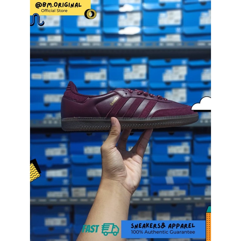 Adidas Samba OG Sumatra Island Series Maroon Gum JR9445