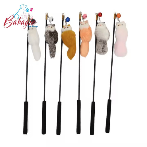 MAINAN TONGKAT BONEKA KUCING - MAINAN KUCING TY004