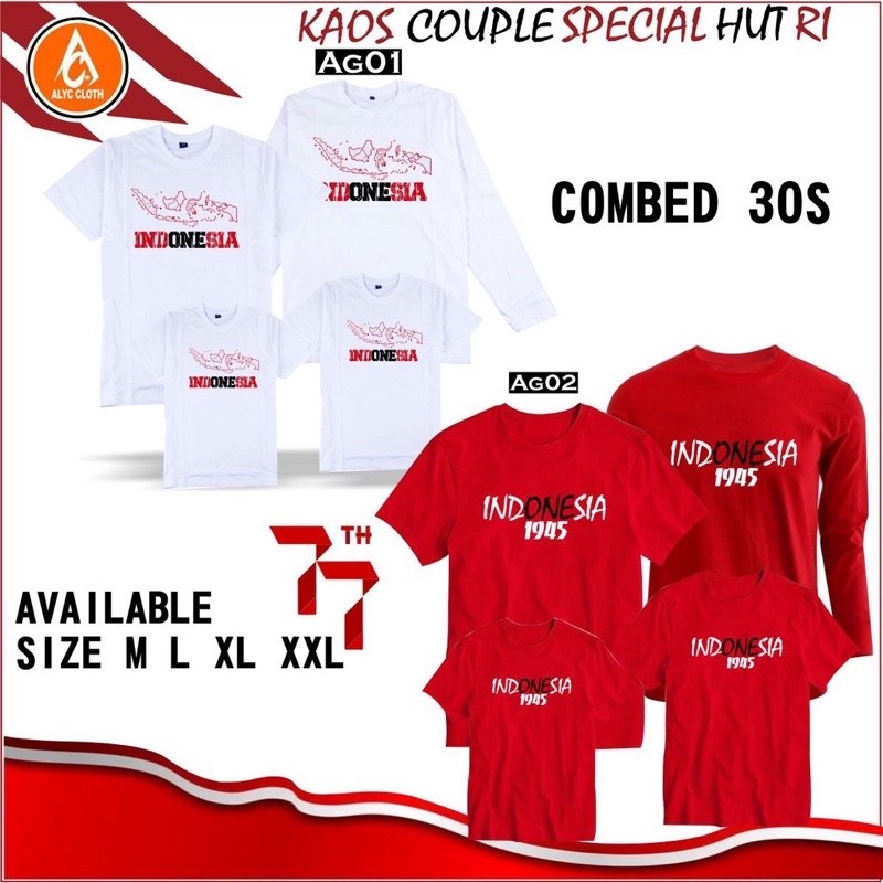 Kaos Merah Putih 17 Agustus 2022 TERBARU