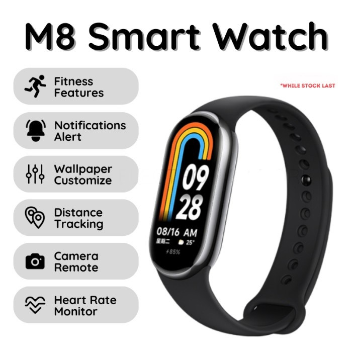 best sale garansi smartband 9 8 7 m7 m8 m6 jam tangan pria wanita digital smartwatch smartband