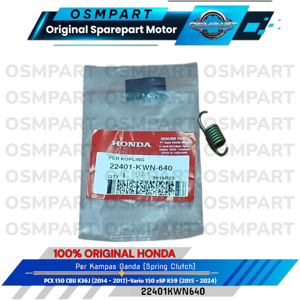 PER KAMPAS GANDA PCX 150 VARIO 150 ESP AHM 22401KWN640