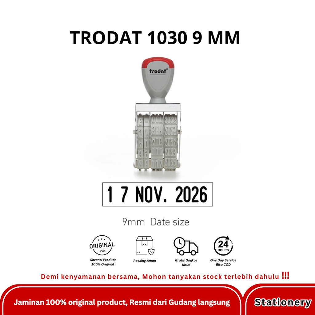 

TRODAT STEMPEL TANGGAL 1030 9 MM