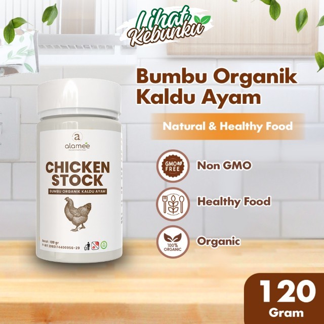 

ALAMEE Kaldu Ayam Non MSG Bubuk Bumbu Dapur Organik Chicken Powder Tabur 120gr LIHAT KEBUNKU