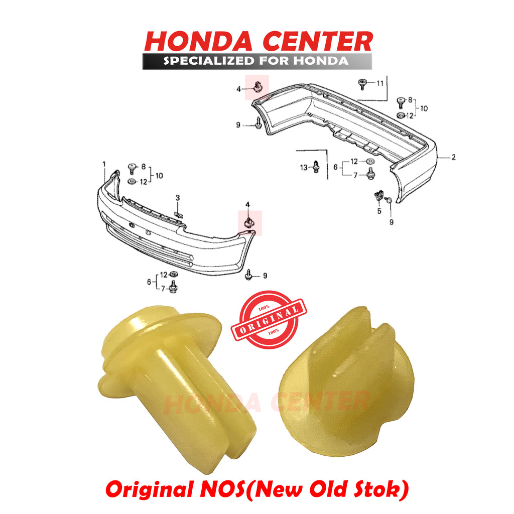 Grommet Clip Bumper Depan Belakang Civic Genio Estilo Original