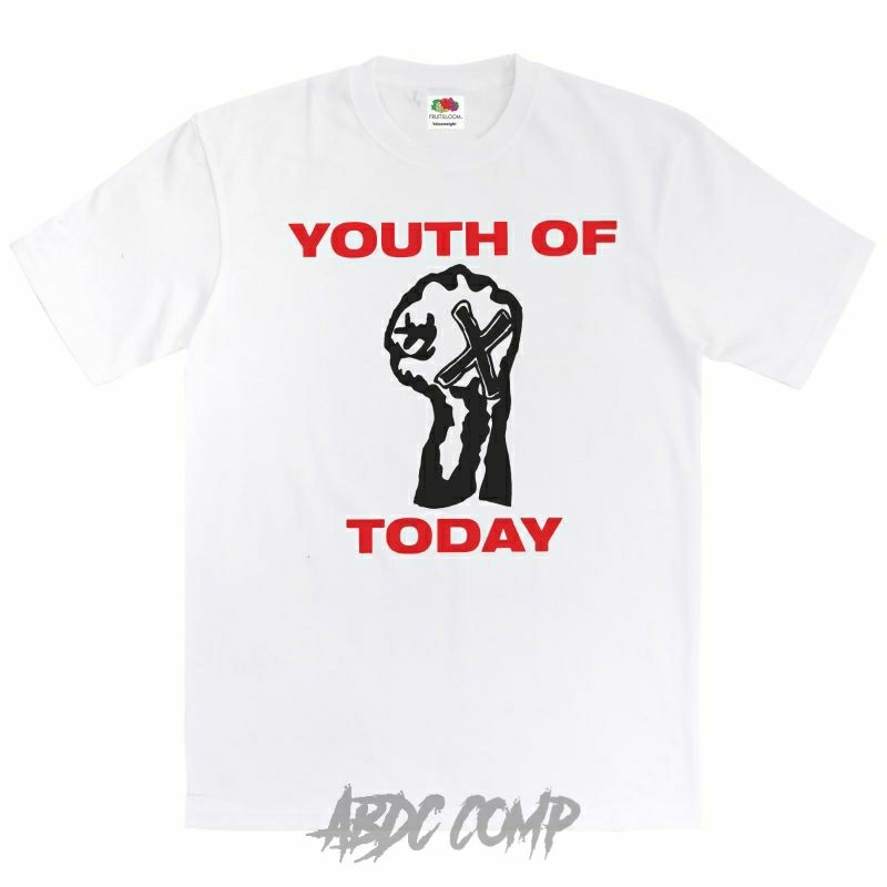 T-shirt Band Youth Of Today - Classic Logo / Kaos Band Hardcore Punk / Baju Band Indie