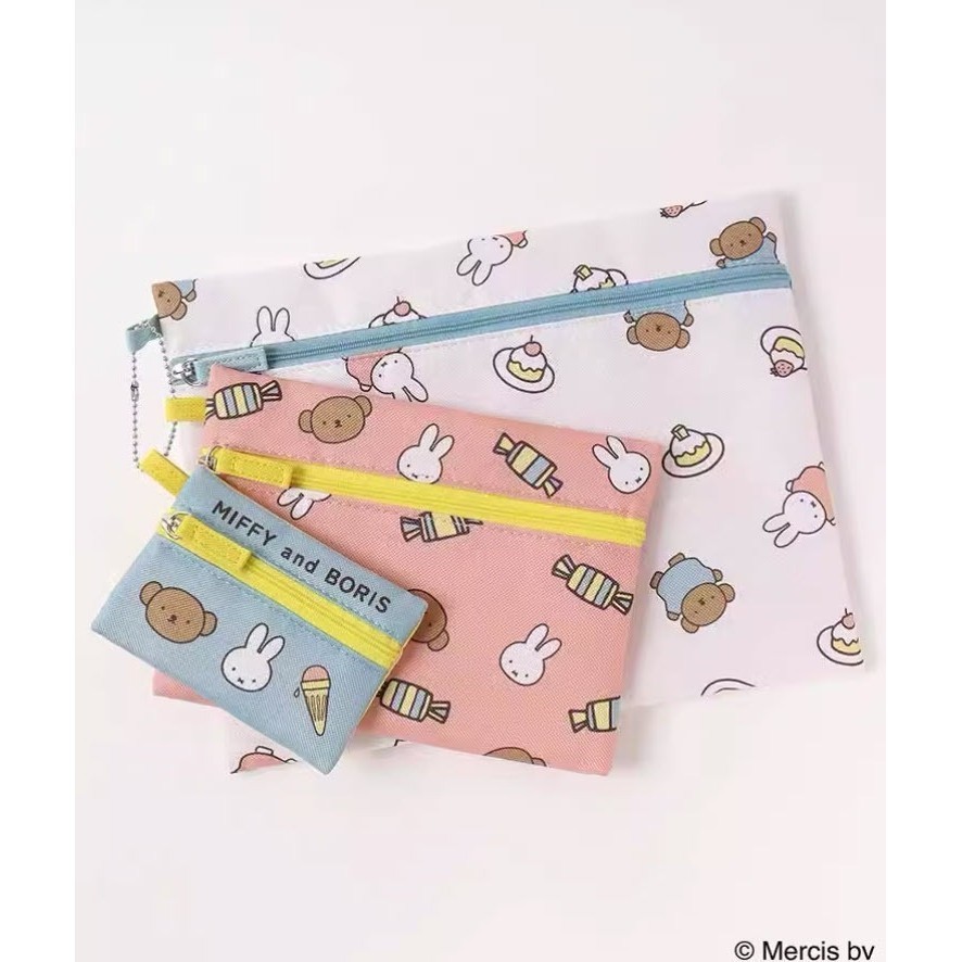 

Miffy & Boris Storage Bag 3 pcs | pouch miffy set isi 3 pcs