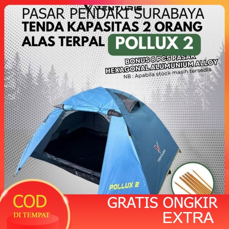 TENDA POLLUX 2 ORANG FRAME ALLOY