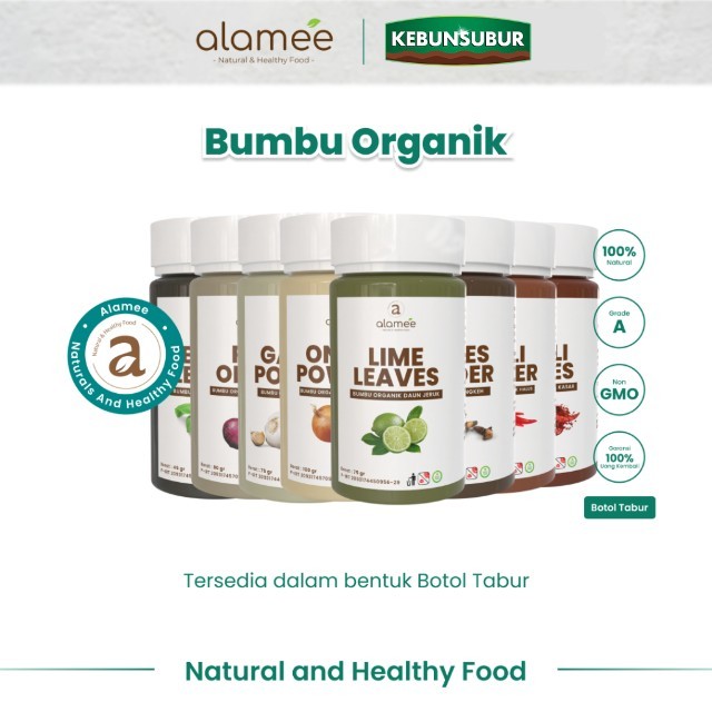 

ALAMEE Bumbu Dapur Bubuk Lengkap Bawang Bombay Powder Organik Praktis Siap Pakai Organik Tabur kebunsubur kebunsubur