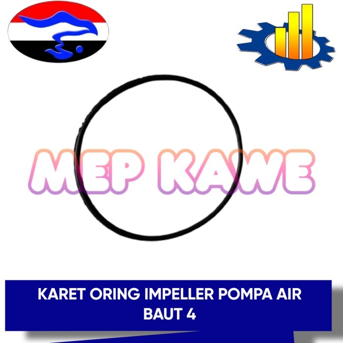 KARET ORING IMPELLER POMPA AIR BAUT 4