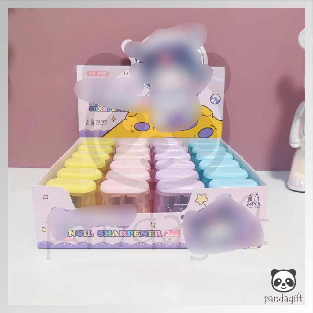 

Rautan Pensil 2 Lobang / Peraut Pensil Karakter Kartun Murah Lucu - GG0461