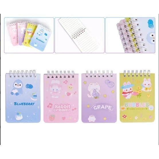 

Notebook Ring Atas Motif Buku A7 Buku Tulis Catatan Lucu Aesthetic Animal Unicorn Termurah - GG0320