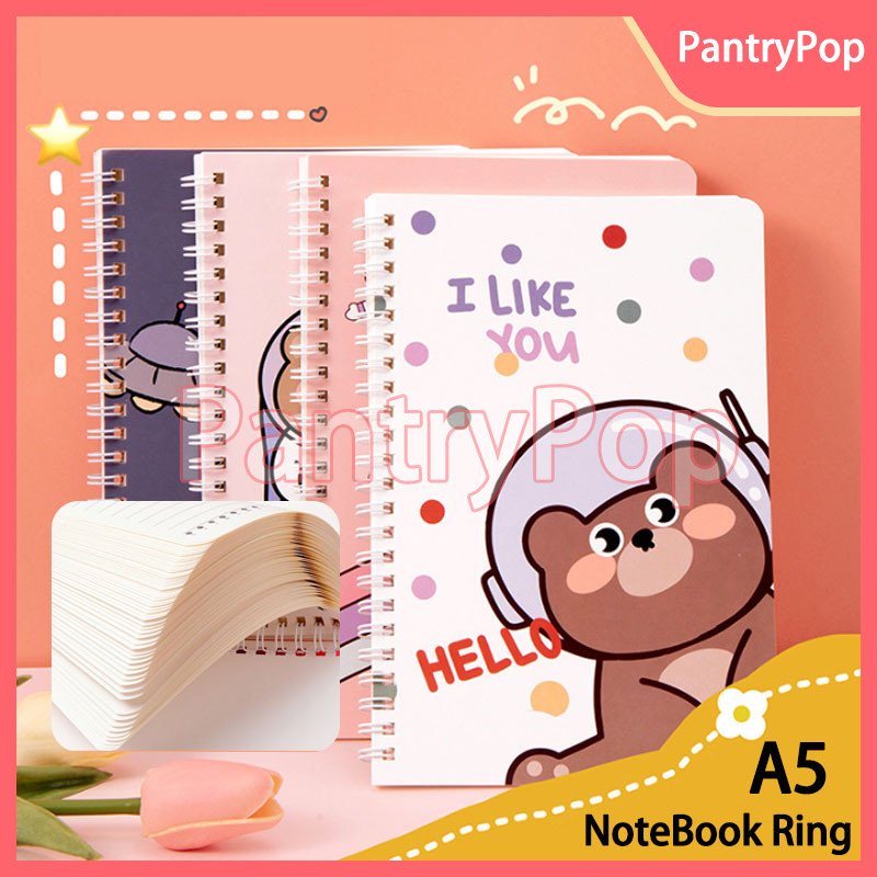 

Buku Tulis Ring A5 Spiral Motif Buku Tulis Catatan / A5 NoteBook Ring / Buku Catatan Harian Untuk Anak Perempuan / Buku Kecil Kartun / Mini Notebook Ring Motif / Buku Tulis Kecil Lucu