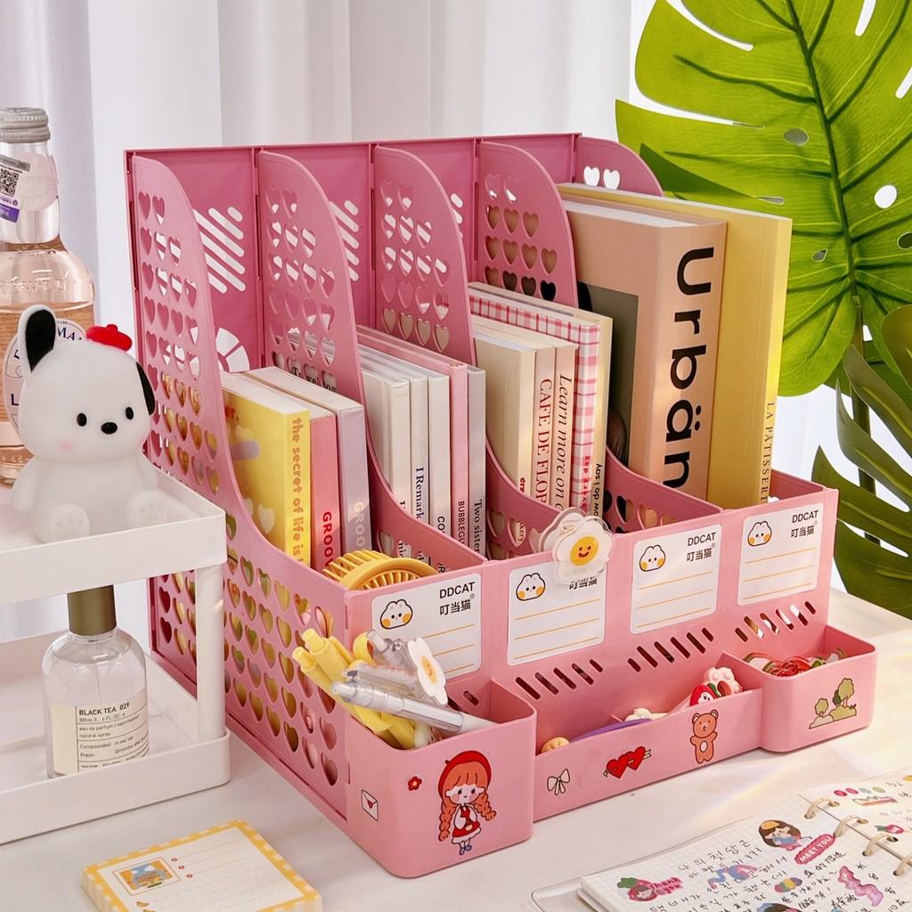 

Detachable Large Capacity File Frame Odorless File Storage Box Divided Office File Storage Rack Student Only