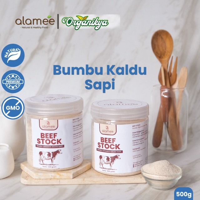 

Kaldu Sapi NON MSG Bubuk Penyedap Rasa Beef Stock Seasoning Powder Murni Asli Bumbu Masak Organik organikya