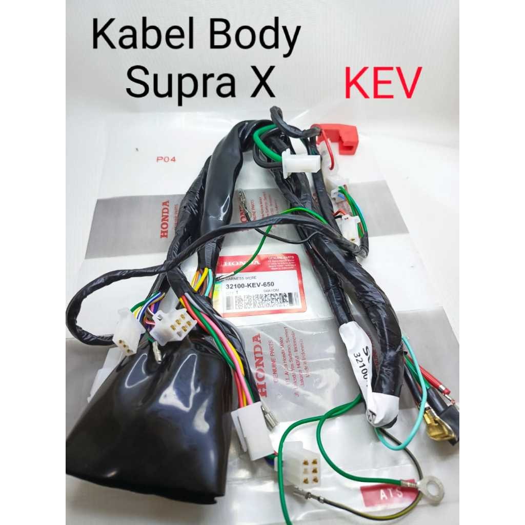 KABEL BODY ORIGINAL SUPRA LAMA/SUPRA X KABEL SOKET BODY FULL SET / KODE KEV ORIGINAL
