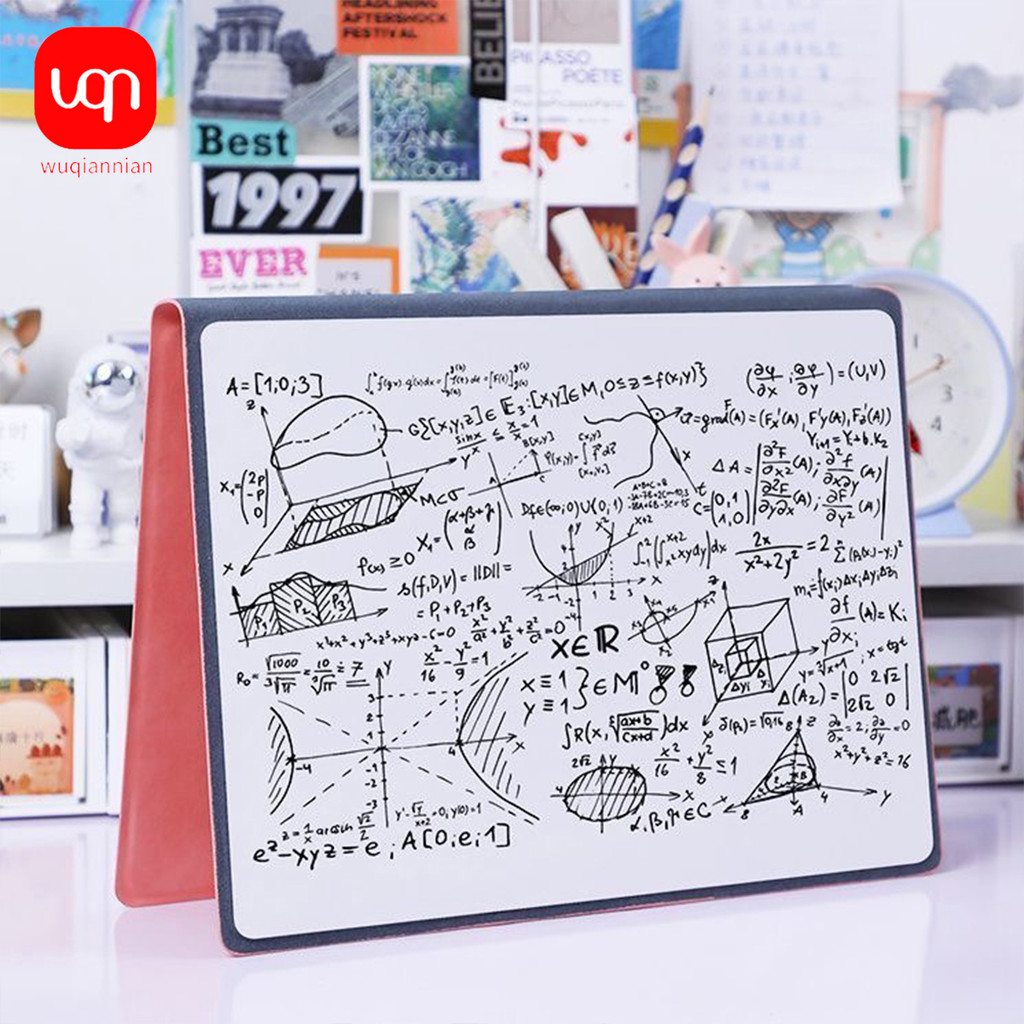 

A5 Reusable Whiteboard Notebook Memo Book With Free Whiteboard Pen Erasing Cloth Weekly Planner Portable Notebooks
