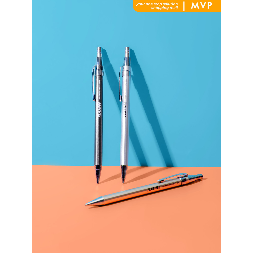 

MVP Pensil Mekanik Bensia Pensil Mekanik Otomatis 0.5 mm Pencil Mekanik Metal Cetek