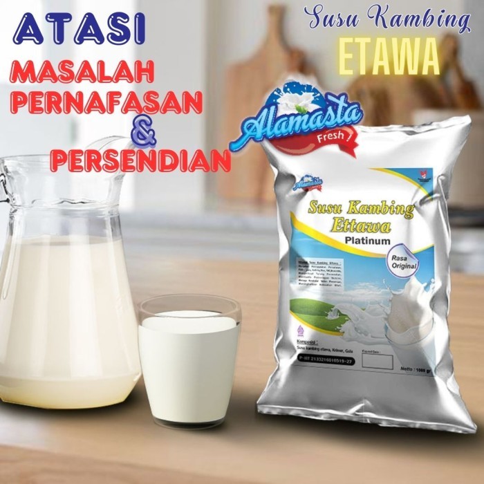 

susu kambing etawa 1 kg susu kambing ALAMASTA platinum rasa ori terapi MASALAH PARU DAN PERSENDIAN